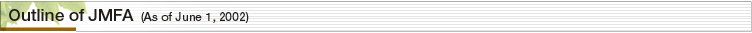 Outline of JMFA